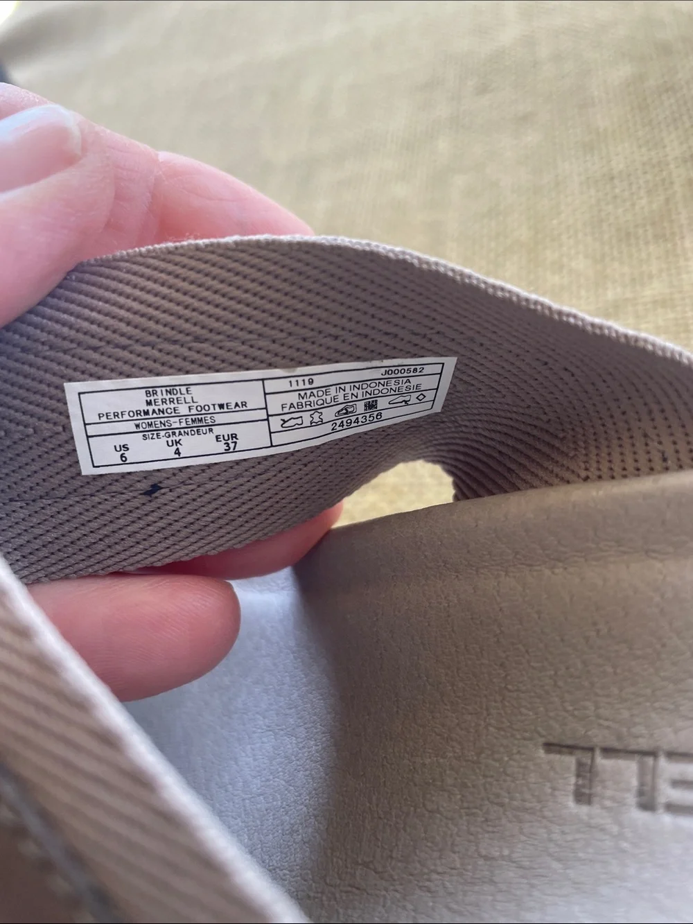Merrell Kaiteri Women's Wedge Slide Olive Green Sandals ~ NEW IN BOX